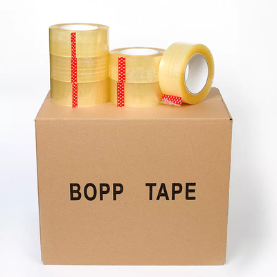 BOPP Adhesive Tape Clear Packing Package Tape 48mm X 60/66/100/150m Sticky Packaging Sealing Box