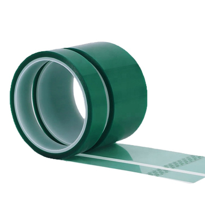 Polyester Powder Coating Green Masking PET Adhesive Tape Film For Insulation