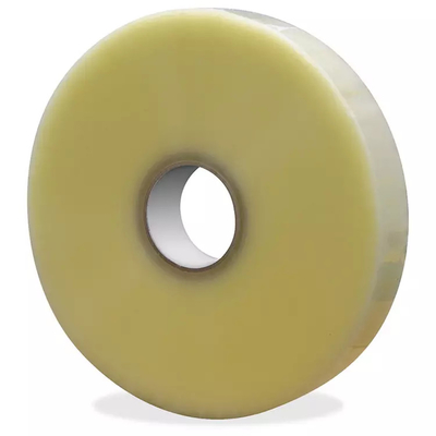 Clear Bopp Tape 1000m 500m Transparent Yellowish Tan Color Bopp Packing Adhesive Tape Rolls